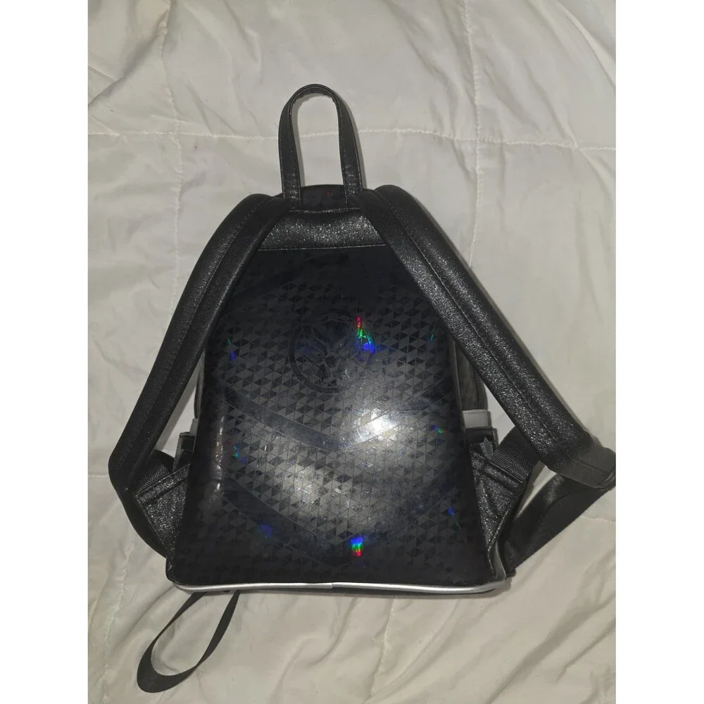 NWOT Black Panther Inspired Holographic mini Backpack bookbag purse tote!